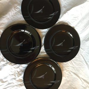 Mikasa Black Opus salad plates